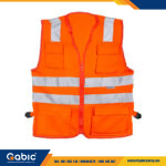 Chaleco Drill Naranja C/Cinta