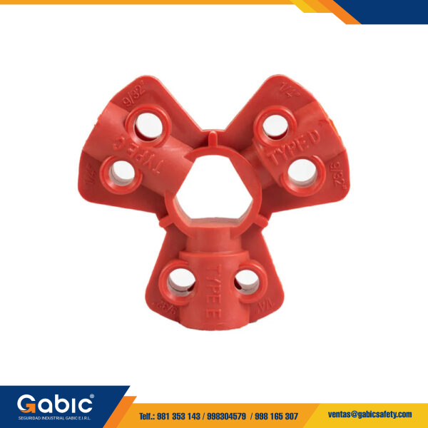 Bloqueo de Neumático para Conexión Tipo C, D, E 1-4 pulgadas 9-32 pulgadas Steelpro