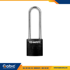 Candado de Aluminio con Arco de Acero 76mm Negro TS ALP76S To Safety
