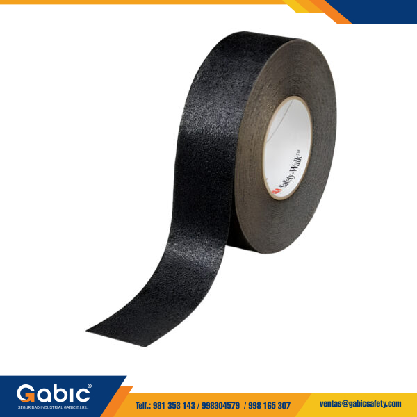 Cinta Antideslizante Negro 3″ X 18Mt Negro 3M