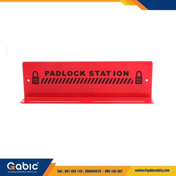 Estacion De Metal Para 10 Candados Rojo TS-PLS02 To-Safety