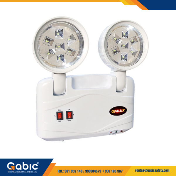 Luz De Emergencia 14 Leds 8 Horas – 9101-220 Led Slim – Opalux