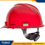 Casco De Seguridad Rojo V-Gard Tipo Jockey MSA
