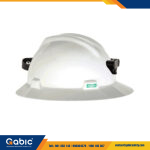 Casco Msa Minero Blanco C/S Rachet Con Portalampara