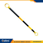 Barra Retractil Amarillo Negro Importado 2MT