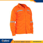 Camisa Drill Naranja con Cinta