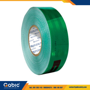 Cinta Reflectiva Verde Fosforecente 4 pulgadas