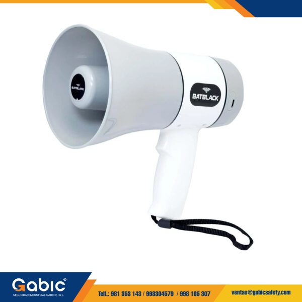 Megafono Recargable 40W Con Grabación 300 Seg Bateria 3.7V, 1200 Mah