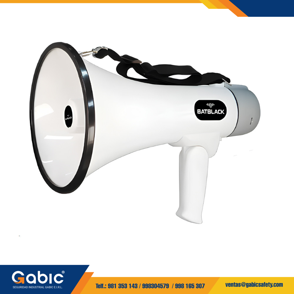 Megafono Recargable 80W Con Grabación 350 Seg Bateria 3.7X2, 2000 Mah