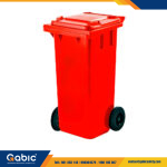 Tacho De Residuos 120 Lts Rojo