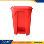 Tacho De Residuos 50 Lts Rojo