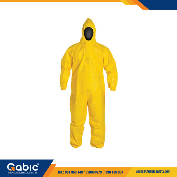 Traje Descartable Químicos Amarillo
