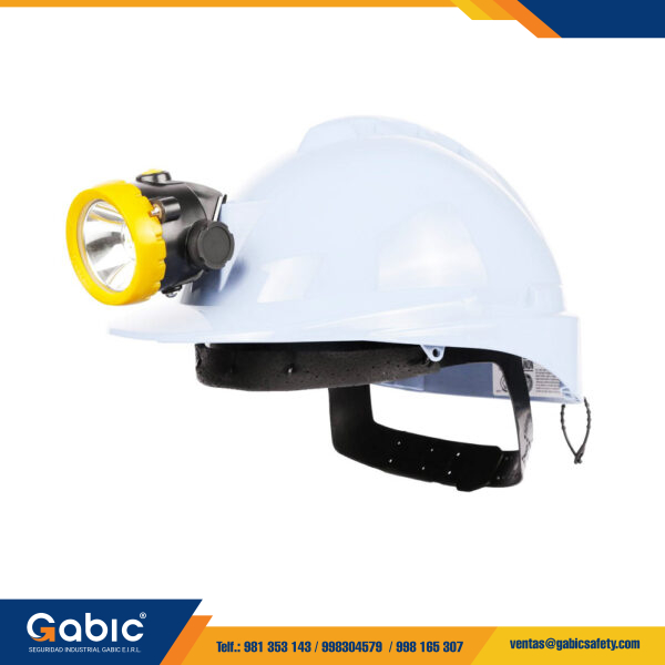Casco Milenium Tipo Minero – Protección con Portalámpara y Suspensión Rachet