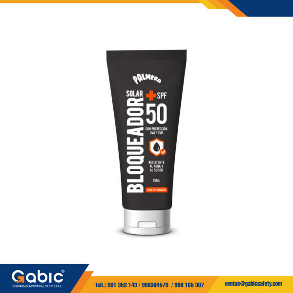 Bloqueador Solar Palmera Resistente al Agua | Tubo de 30ml
