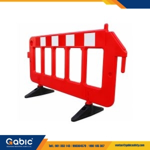 Barrera de Plástico Rojo