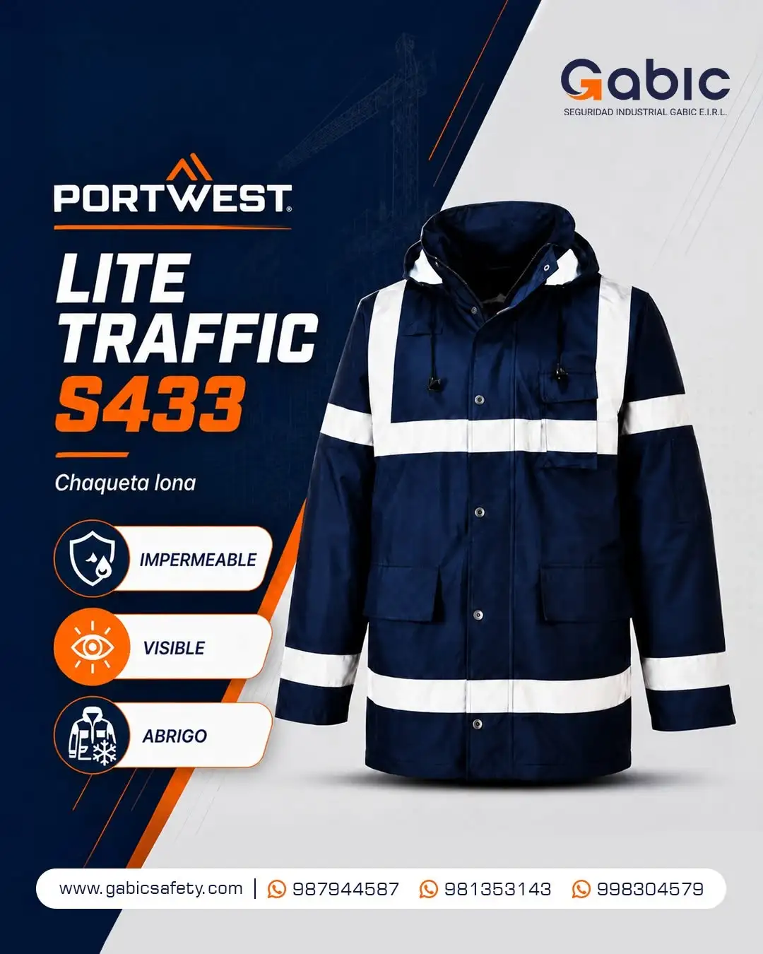 chaleco lite traffic S433